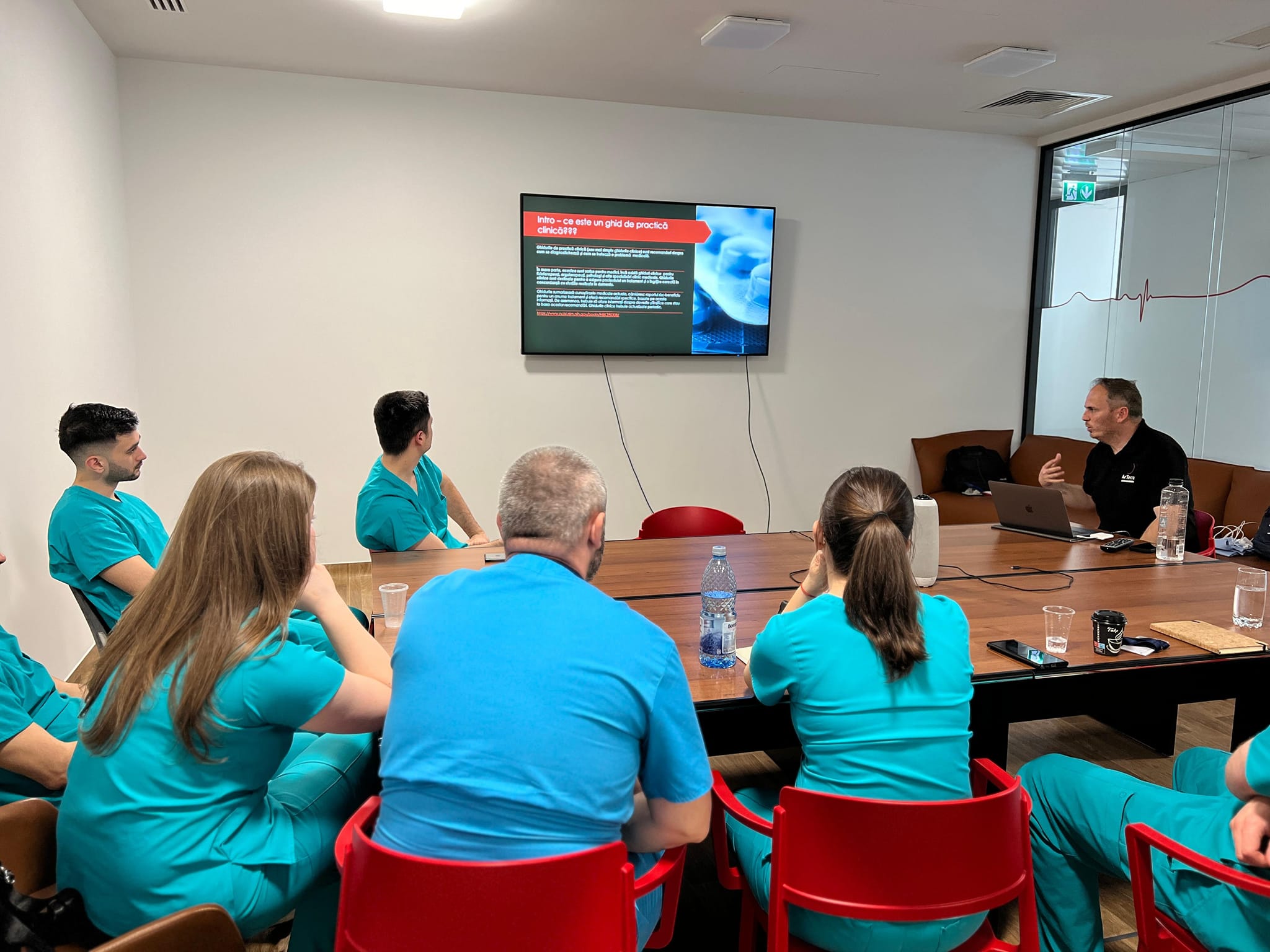 Luna aceasta departamentul de recuperare medicală a avut parte de training pentru patrologiile cardio vasculare
