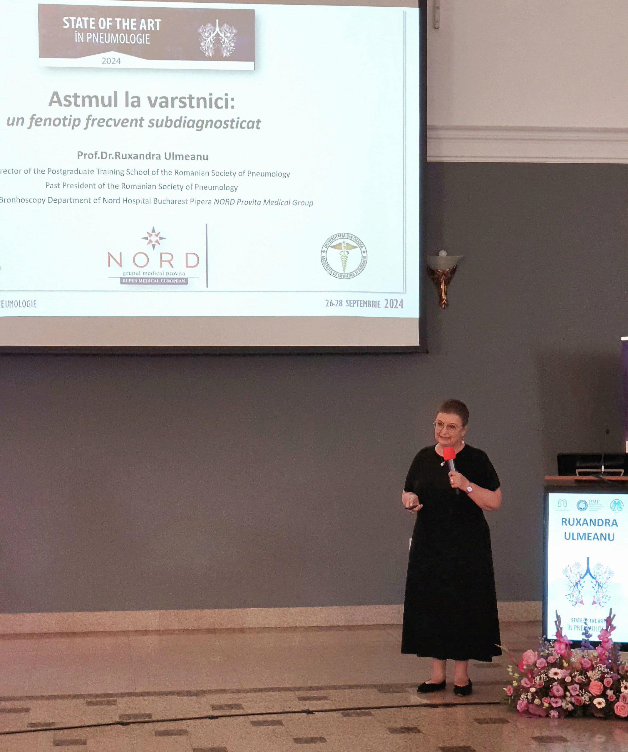 Dna Prof. Dr. Ruxandra Ulmeanu a participat în calitate de invitat de onoare și lector, la unul dintre cele mai importante evenimente anuale ale Școlii de Pneumologie de la Cluj