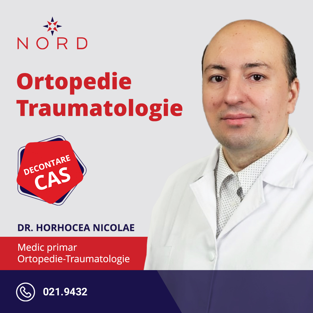 Consultații GRATUITE, cu decontare CAS, pentru Ortopedie-Traumatologie!